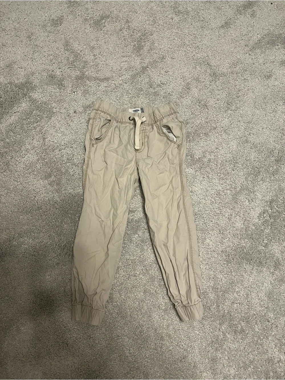 Old Navy Beige Kids Joggers with Drawstring